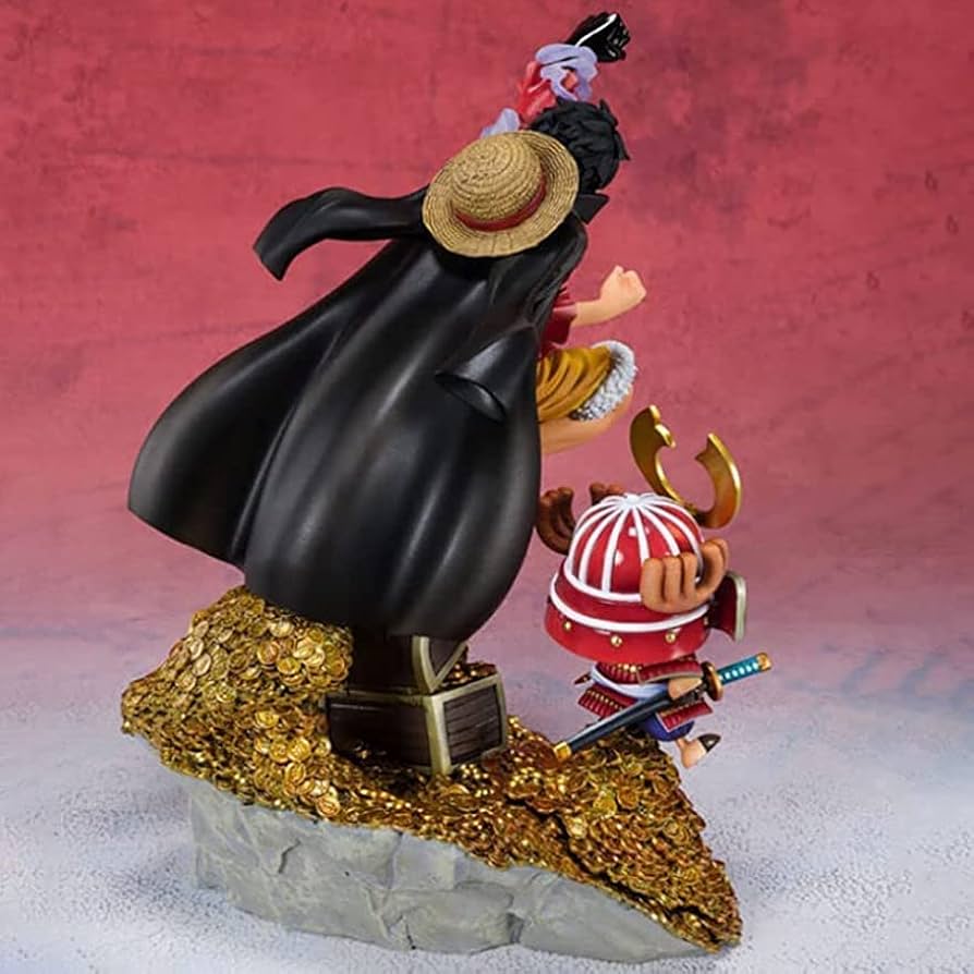 Amazon.co.jp: ワンピース百景ゴールドベース戦闘服ルフィ+サムライ